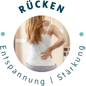Frau mit Rückenschmerzen. PelviPower® Beckenbodentraining zur Entspannung und Stärkung des Rückens.