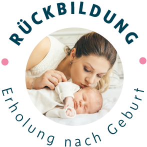 Mutter mit Baby. Rückbildung nach Geburt. PelviPower® Beckenbodentraining.